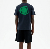 Sol Tee in Navy Contrast