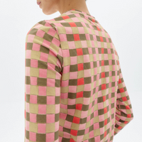 Checkered Brisa Top