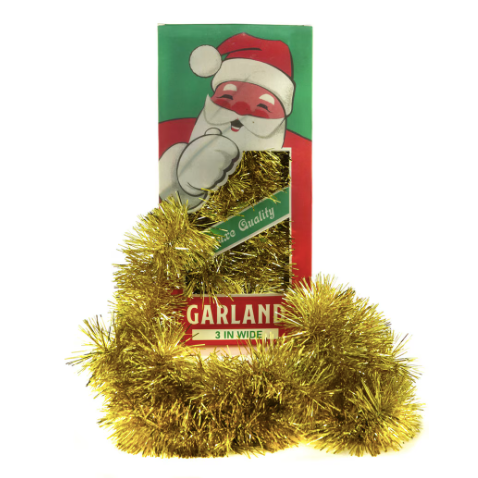 Retro Boxed Garland in Gold