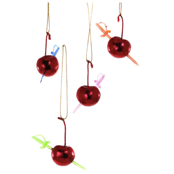 Cocktail Cherries Ornament