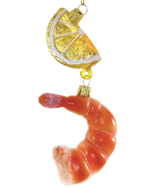 Shrimp & Lemon Ornament