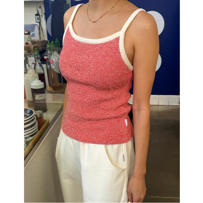 Lily Cami in Red Stripe