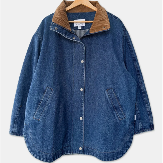 Blair Jacket in Blue Denim