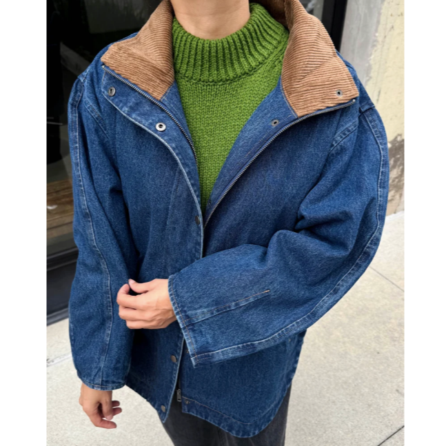 Blair Jacket in Blue Denim