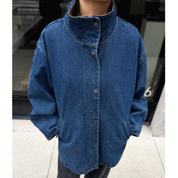 Blair Jacket in Blue Denim