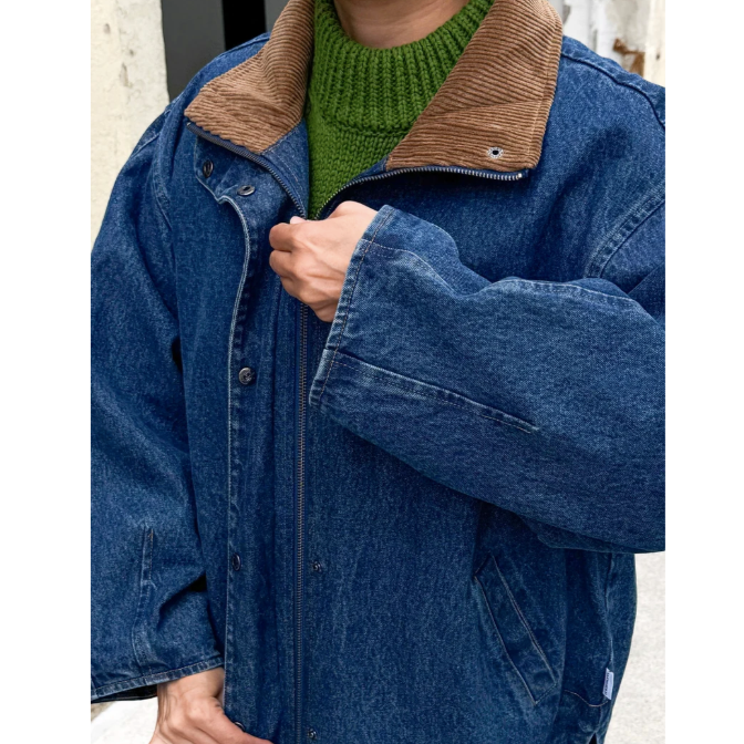 Blair Jacket in Blue Denim