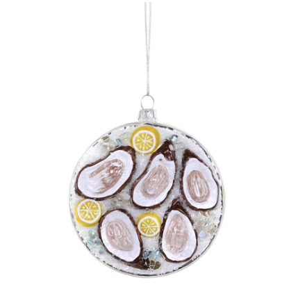 Plated Oysters Ornament