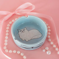 Miss Kitty Ceramic Ash Tray