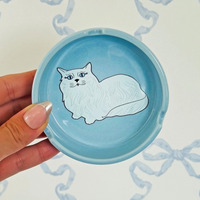 Miss Kitty Ceramic Ash Tray