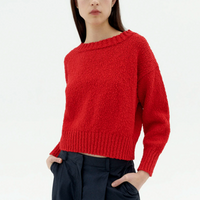 Clara Sweater in Fiery Red