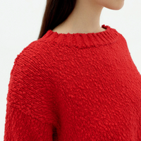 Clara Sweater in Fiery Red