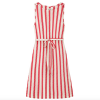 Cecile Dress in Red Maxi Stripes