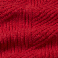 Kaia Knitted Vest in Red