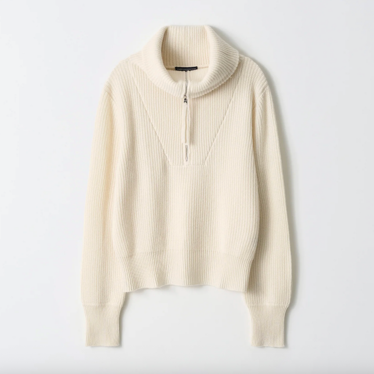 Half Zip Pullover in Ivory