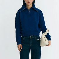 Tanit Knitted Sweater in Indigo