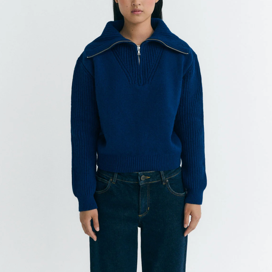Tanit Knitted Sweater in Indigo