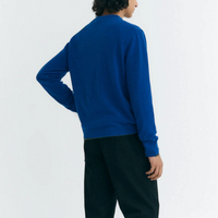 Indigo Lucien Knitted Sweater in Blue