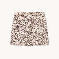Animal Print Ani Skirt in Off White