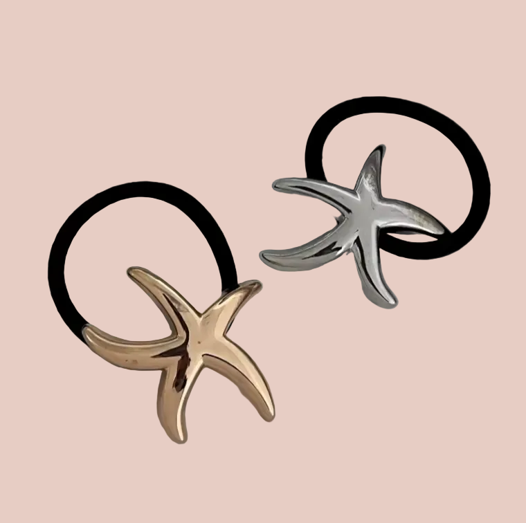 Starfish Ponytail Holder