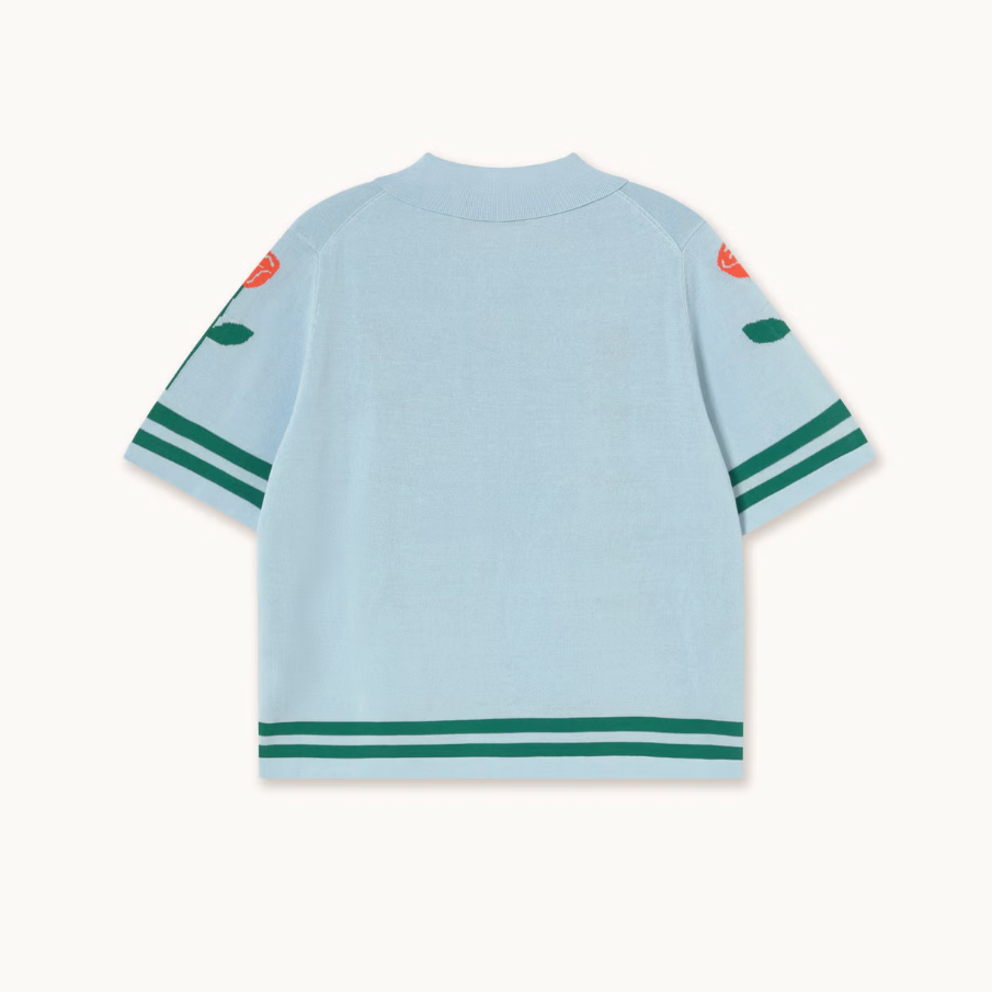 Chloe Roses Jacquard Polo