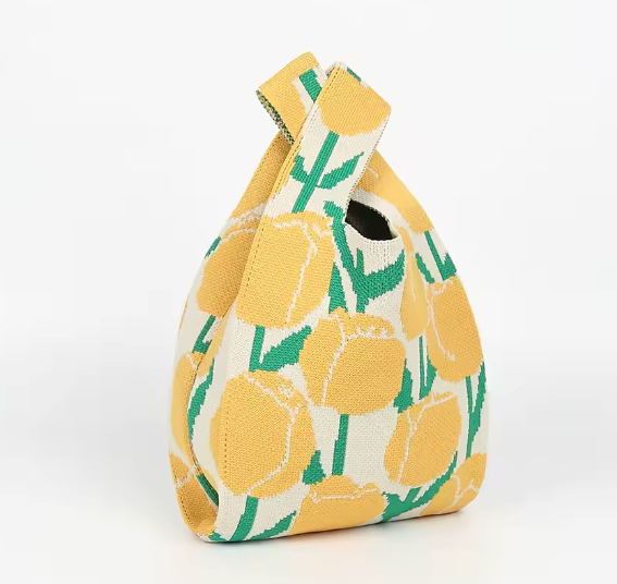Tulip Knit Handbag