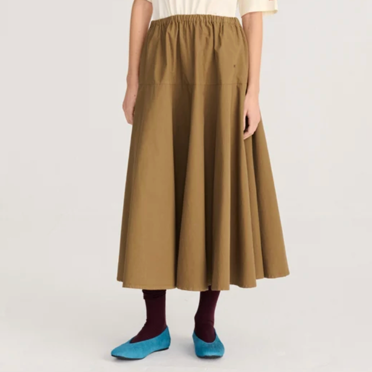 Paper Touch Evasé Skirt