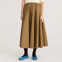 Paper Touch Evasé Skirt