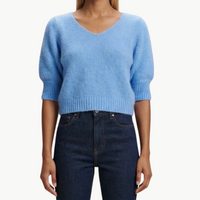 Koa Alpaca Pullover in Sky Blue