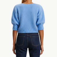 Koa Alpaca Pullover in Sky Blue