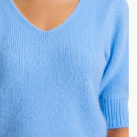 Koa Alpaca Pullover in Sky Blue