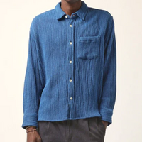 Snowfall Twill Shirt in Blue