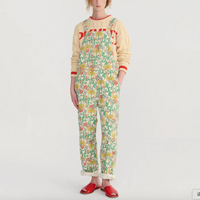 Color Herbalist Pattern Twill Dungaree