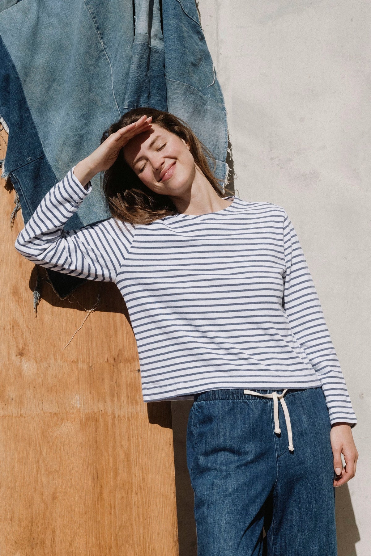 Boxy Boatneck Stripe Longsleeve