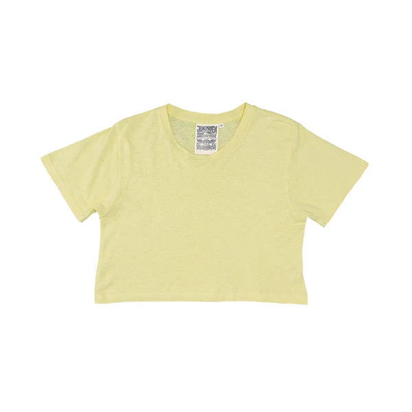 Super Cropped Lorel Tee in Sun Bleached Yellow