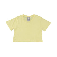 Super Cropped Lorel Tee in Sun Bleached Yellow