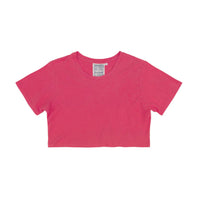 Super Cropped Lorel Tee in Sunset Coral