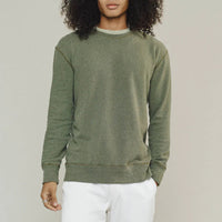 Heathered Tahoe Sweatshirt in Olive Green