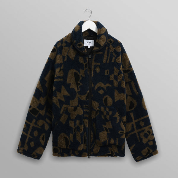 Tate Fleece in Shapes Borg