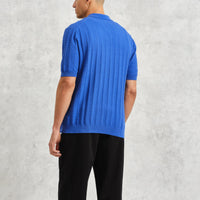 Tellaro Pointelle Shirt in Royal Blue