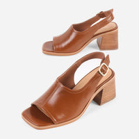 Teresa Heel in Tan
