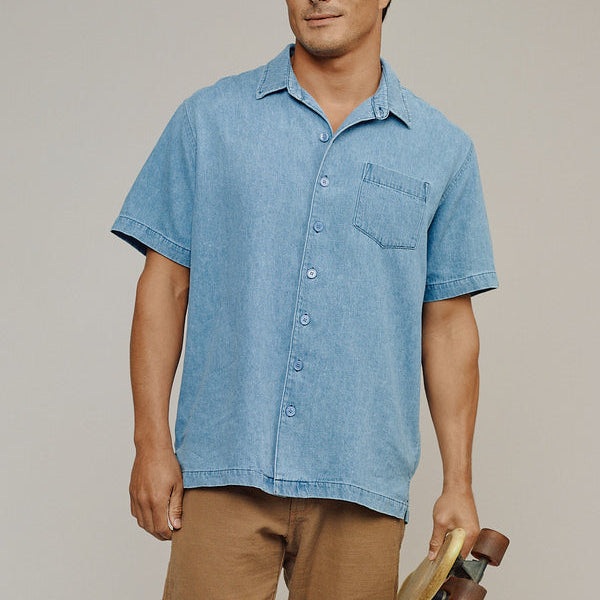 Padaro Denim Shirt in Light
