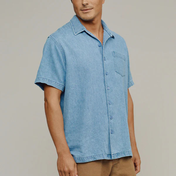 Padaro Denim Shirt in Light