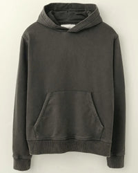 French Terry Hoodie in Black