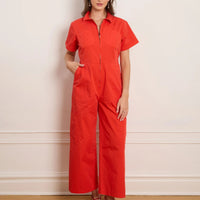 Bella Jumpsuit in Tomato