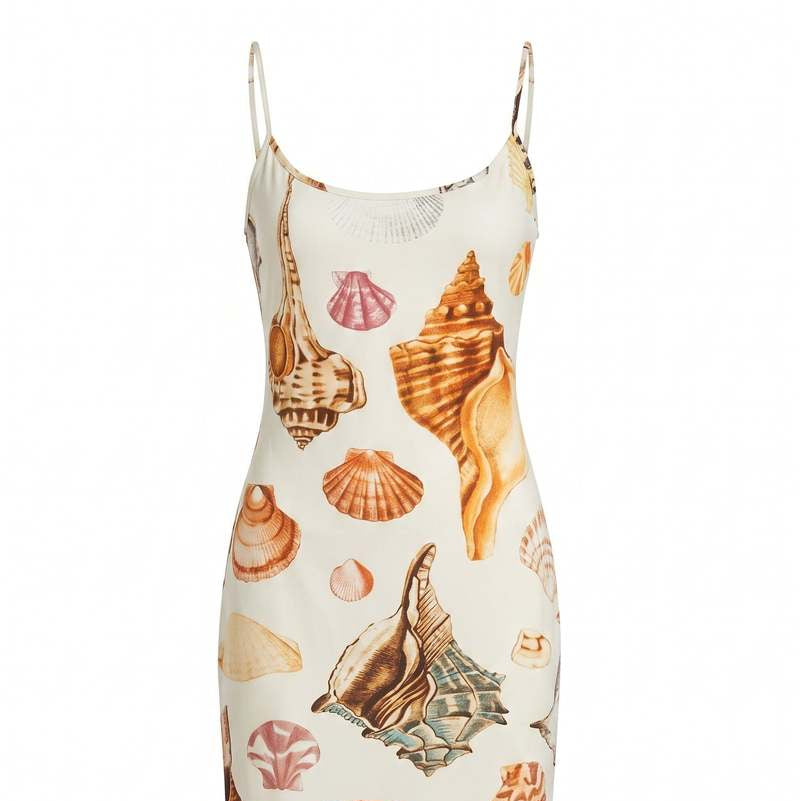 Collector Dress in Shell