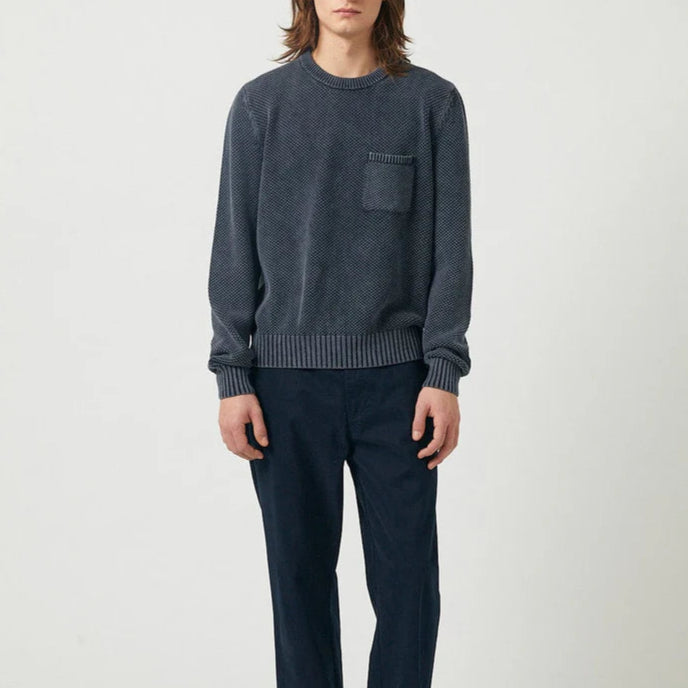 Pocket Crewneck in Black