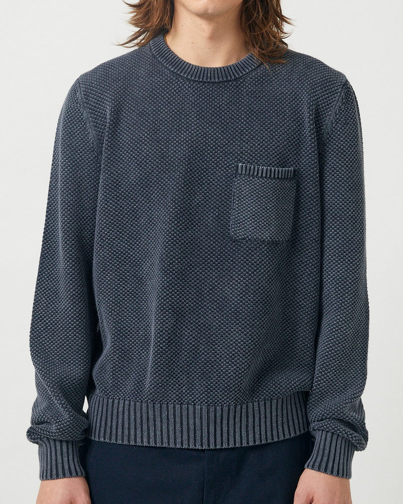 Pocket Crewneck in Black