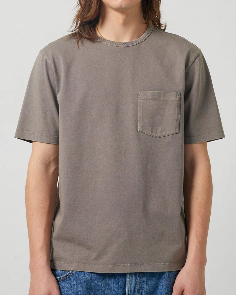 Garment Dye Tee in Grey