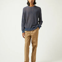 Marled Crewneck in Blue