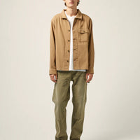 Bedford Cord Military Jacket in Khaki